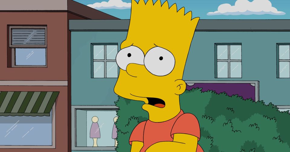 Illustration of Bart Simpson looking worried.
