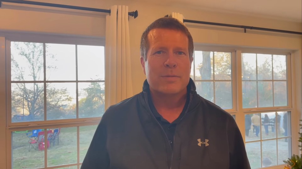 Jim Bob Duggar in a video.