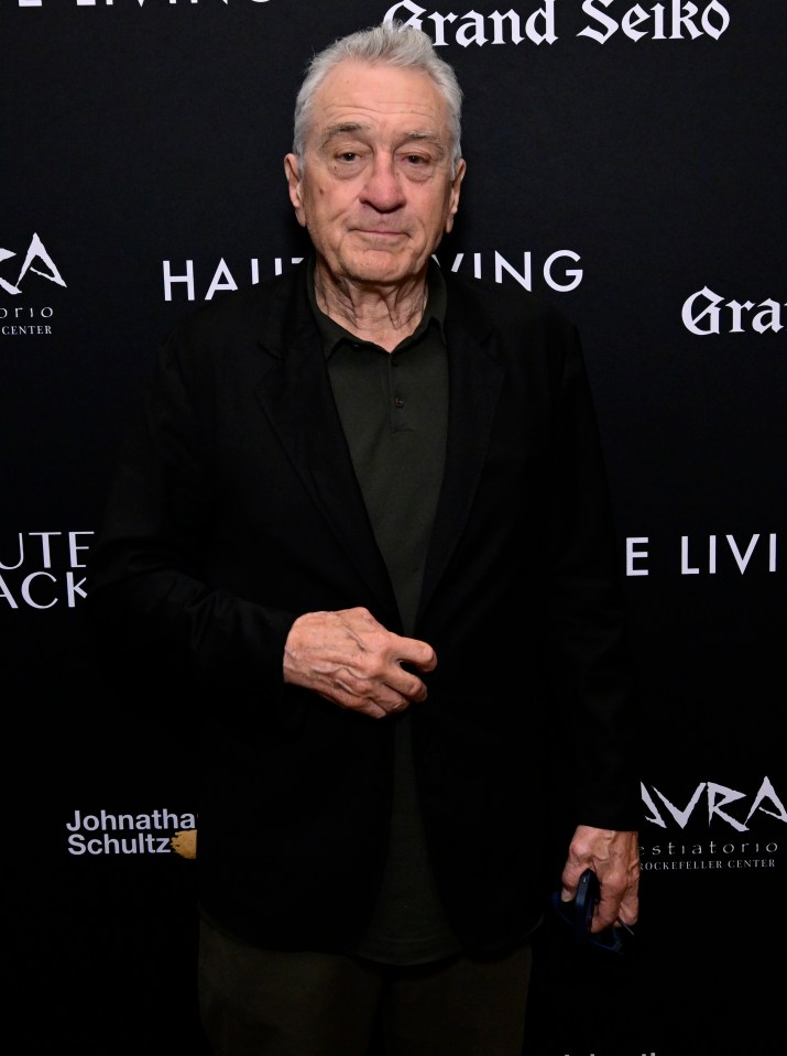 Robert De Niro at a Haute Living event.