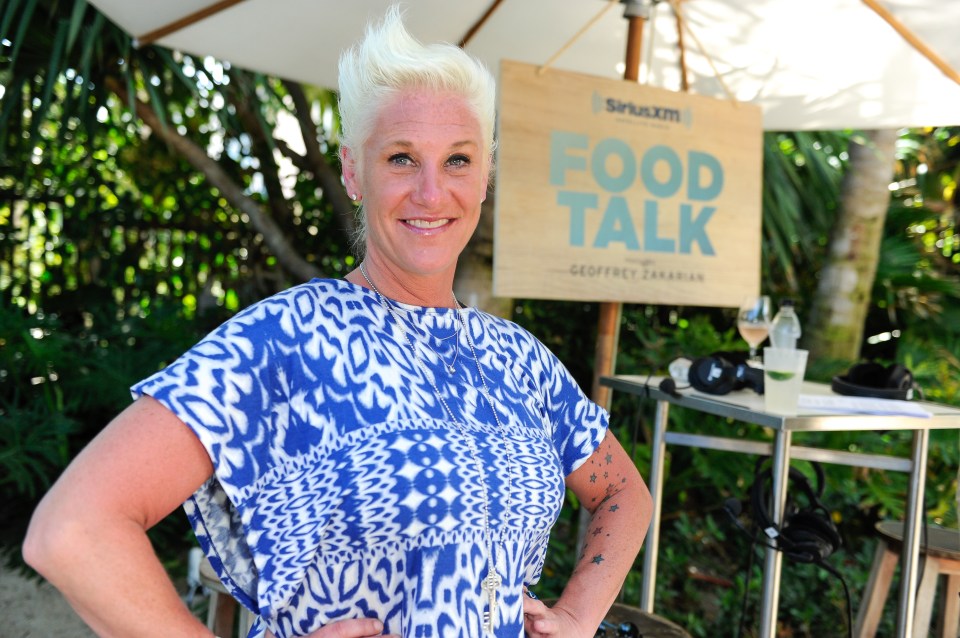 Chef Anne Burrell at SiriusXM's Food Talk.