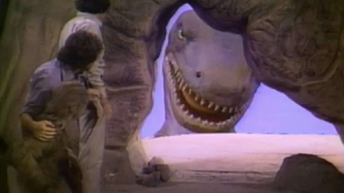 Grumpy the T-rex from the 1970s series Land of the Lost.