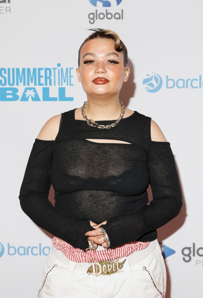 Lola Young at the Capital Summertime Ball.