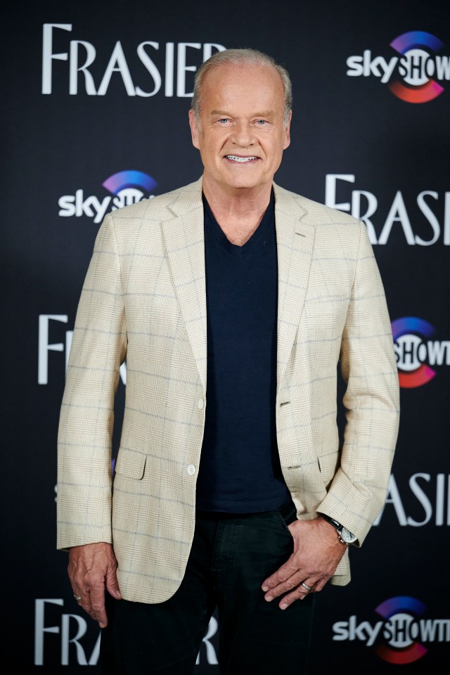 Kelsey Grammer at the Frasier photo call.