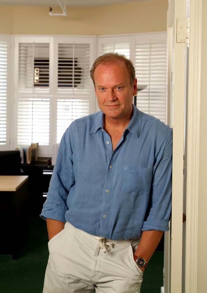 Kelsey Grammer in his office.