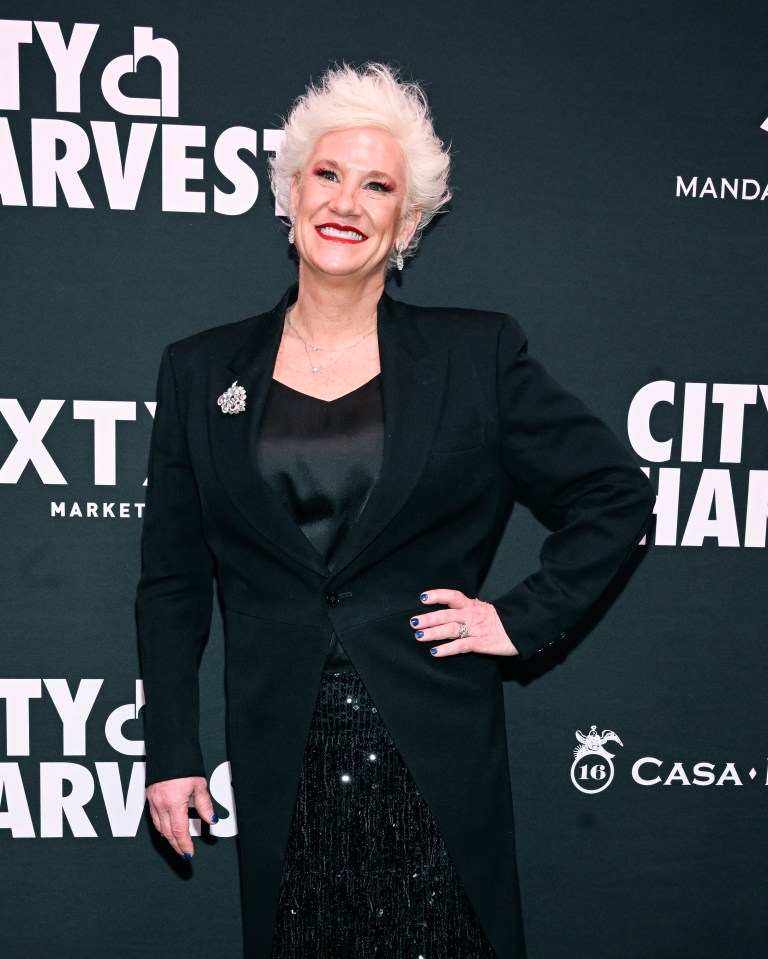 Anne Burrell at the City Harvest Gala.