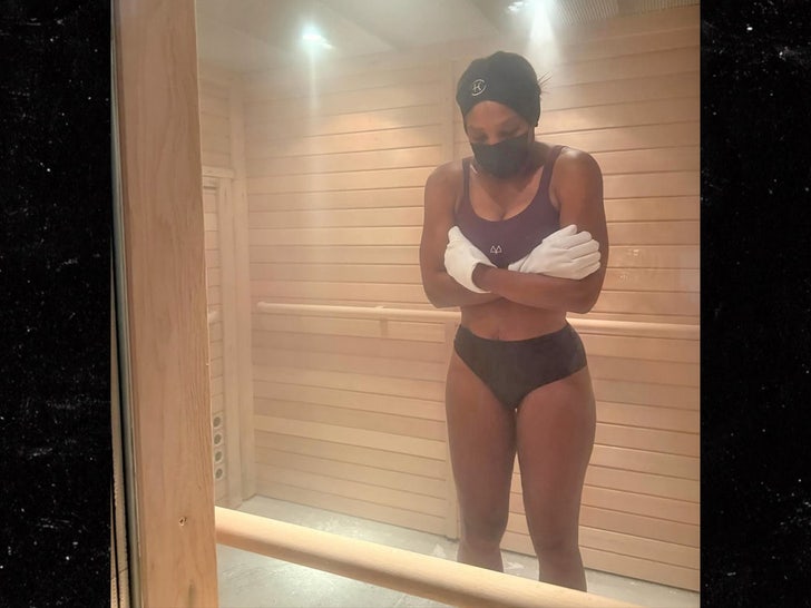 serena williams cryotheraphy sub instagram