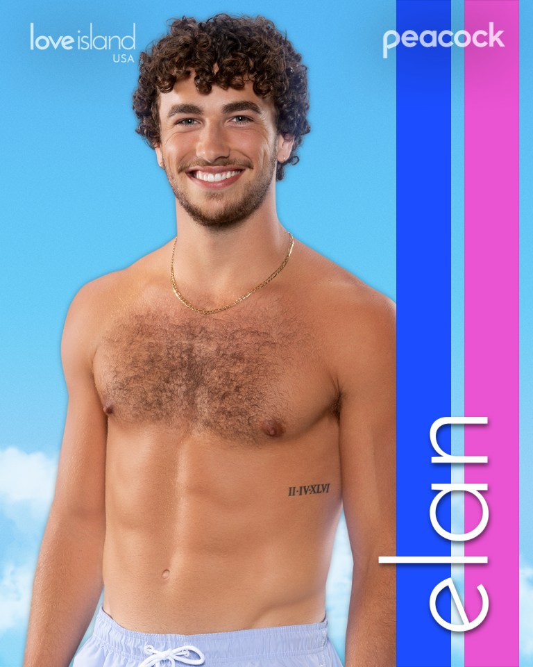 Elan Bibas, Love Island USA contestant.
