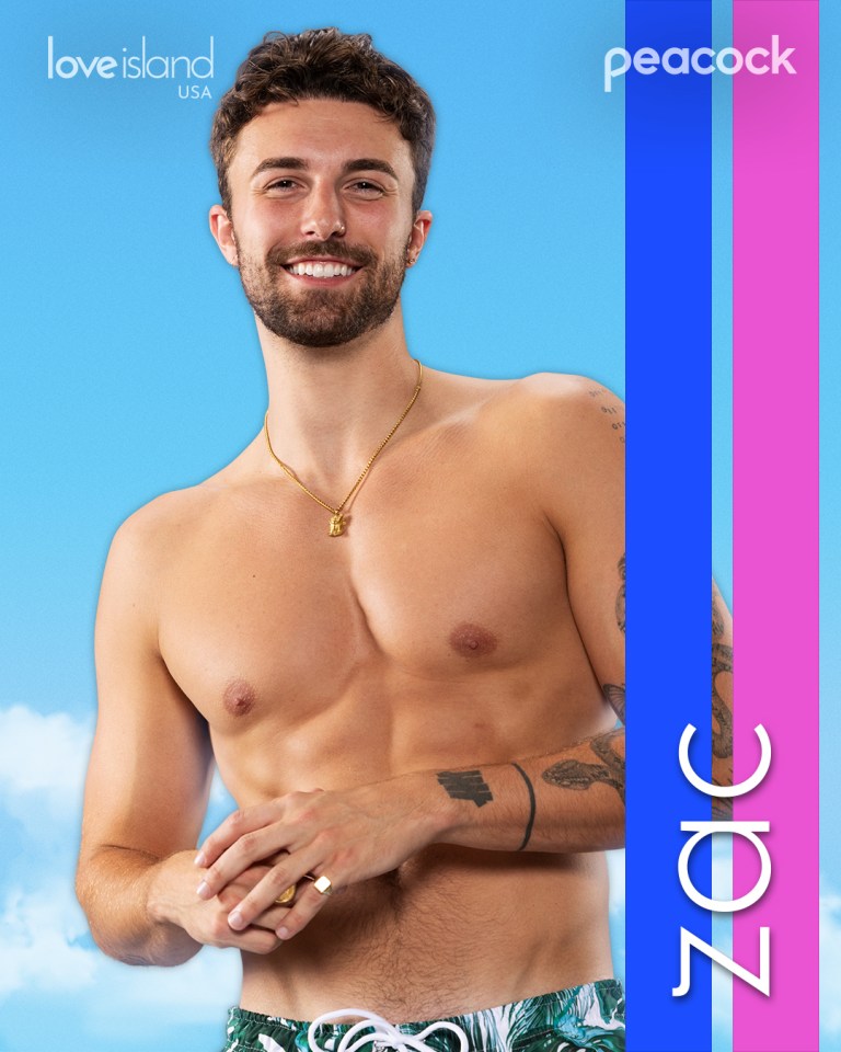 Zac, Love Island USA contestant.