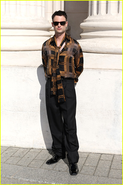 celebrities attending Saint Laurent fashion show