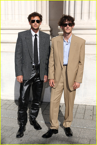 celebrities attending Saint Laurent fashion show