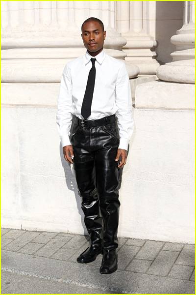 celebrities attending Saint Laurent fashion show