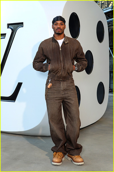 celebs at louis vuitton fashion show