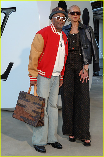 celebs at louis vuitton fashion show