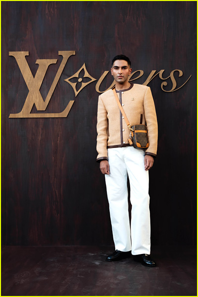 celebs at louis vuitton fashion show