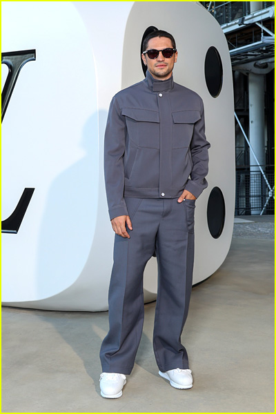 celebs at louis vuitton fashion show