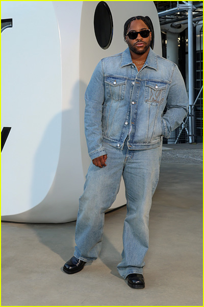 celebs at louis vuitton fashion show
