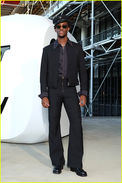celebs at louis vuitton fashion show