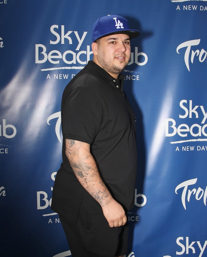LAS VEGAS, NV - MAY 28:  Television personality Rob Kardashian attends the Sky Beach Club at the Tropicana Las Vegas on May 28, 2016 in Las Vegas, Nevada.  (Photo by Gabe Ginsberg/Getty Images)