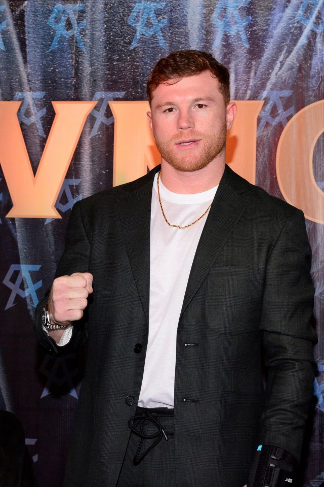 Saul "Canelo" Alvarez at the launch of his new drink brand.
