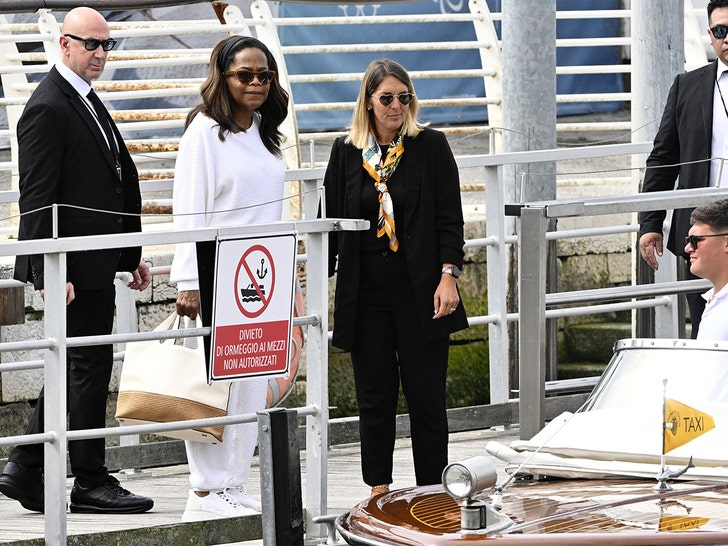 oprah arrive to venice for bezos wedding getty 1