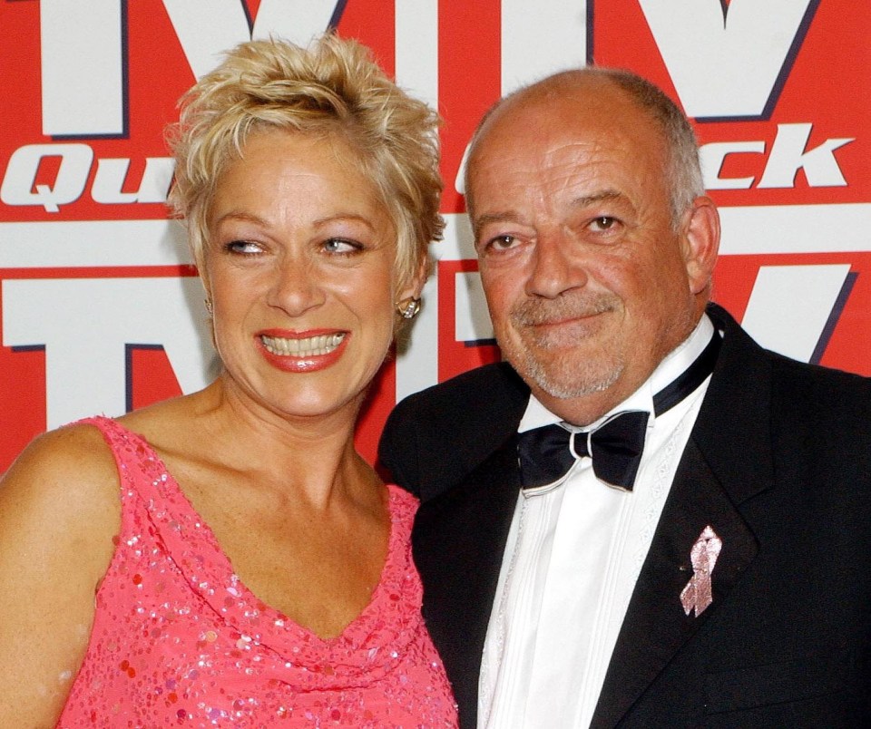 Photo of Denise Welch and Tim Healy.