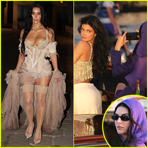 Kendall Jenner Snaps Photo of Kylie Jenner While Heading to Bezos Pajama Party, Mom Kris Jenner & Sister Kim Kardashian Also Attend 