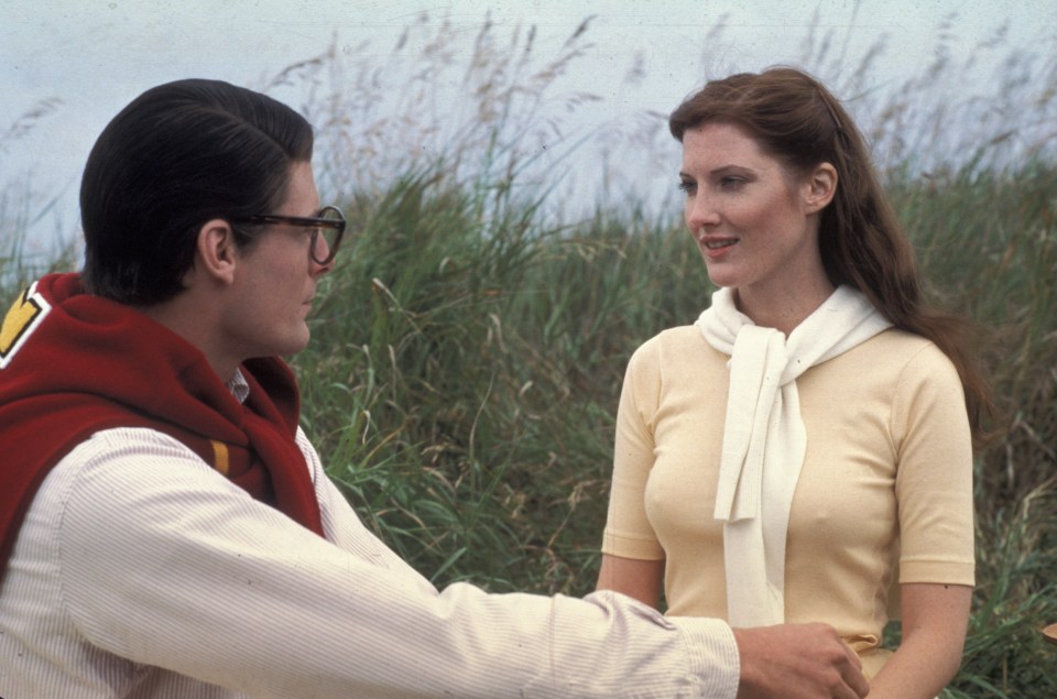 Christopher Reeve and Annette O'Toole in Superman III.