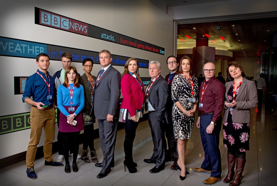 Cast photo for the television program W1A.