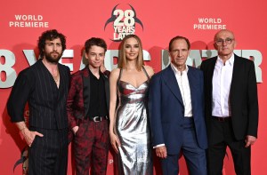 Aaron Taylor-Johnson, Alfie Williams, Jodie Comer, Ralph Fiennes and Danny Boyle at '28 Years Later' World Premiere in London