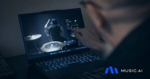 A look at Music.AI's realtime stem separation and dynamic volume control (Photo Credit: Music.AI).