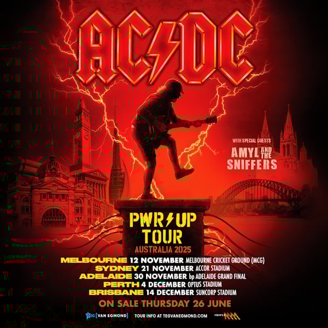 AC/DC Announces November/December 2025 Stadium Tour Of Australia