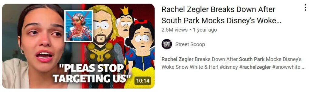 A.I. Slop Accounts Are Trying to Start A War Between ‘South Park’ and Rachel Zegler