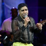 Wayne Lewis of Atlantic Starr performing onstage.