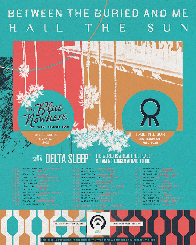 BETWEEN THE BURIED AND ME Announces Fall 2025 Co-Headlining Tour With HAIL THE SUN