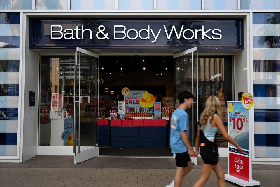 Bath & Body Works store in Las Vegas.