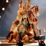 Beyonce on day one of the Cowboy Carter Tour in LA with her youngest daughter Rumi Carter along with her eldest daughter, Blue Ivy Carter