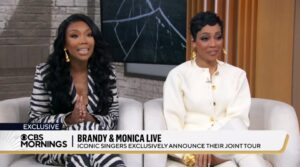 Brandy and Monica announce their joint tour on CBS Mornings.