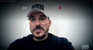 Jax Taylor recording an emotional video message from rehab.