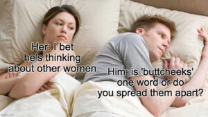 distracted boyfriend meme thinking about other women hilarious joke