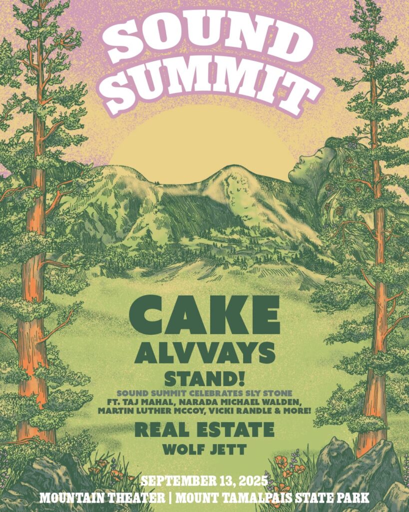 Sound Summit Unveils 2025 Artist Lineup: Cake, Alvvays, Real Estate, Sly Stone Celebration with Taj Mahal, Narada Michael Walden and More