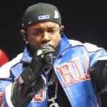 Kendrick Lamar performs at Super Bowl