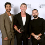Dan Smyers, Ashley Gorley and Shay Mooney at the 2025 Songwriters Hall of Fame