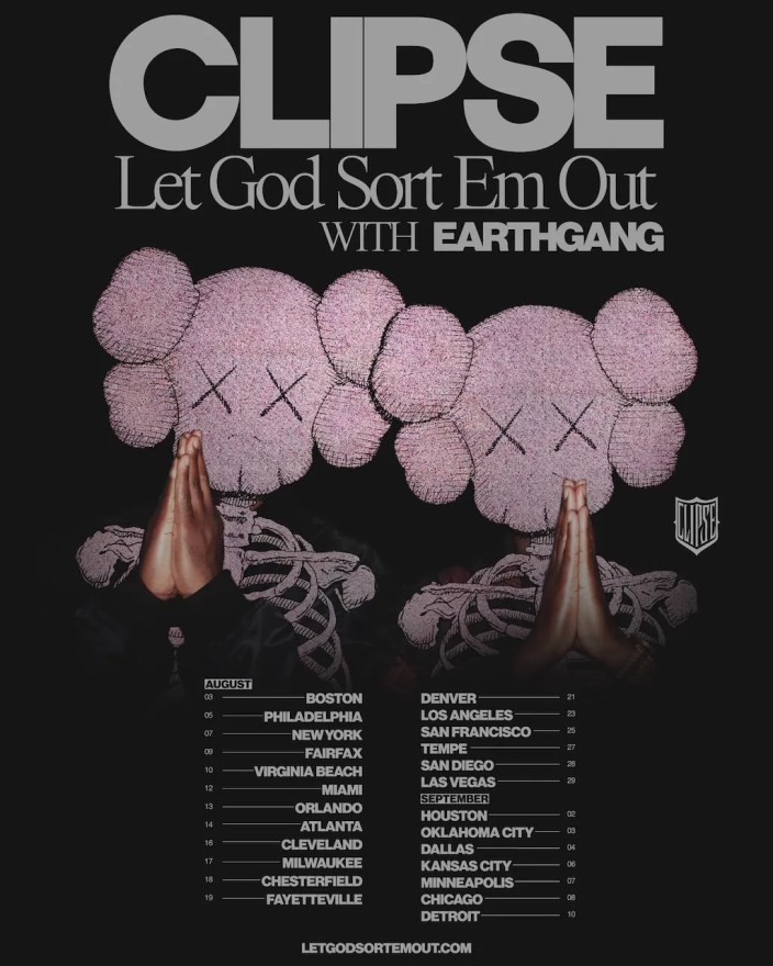 Clipse Announce 'Let God Sort Em Out' Tour Dates 2025