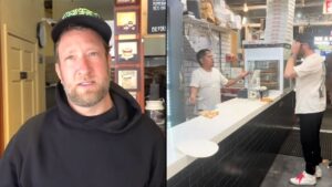 Dave Portnoy responds after being confused for man in viral pizza fight
