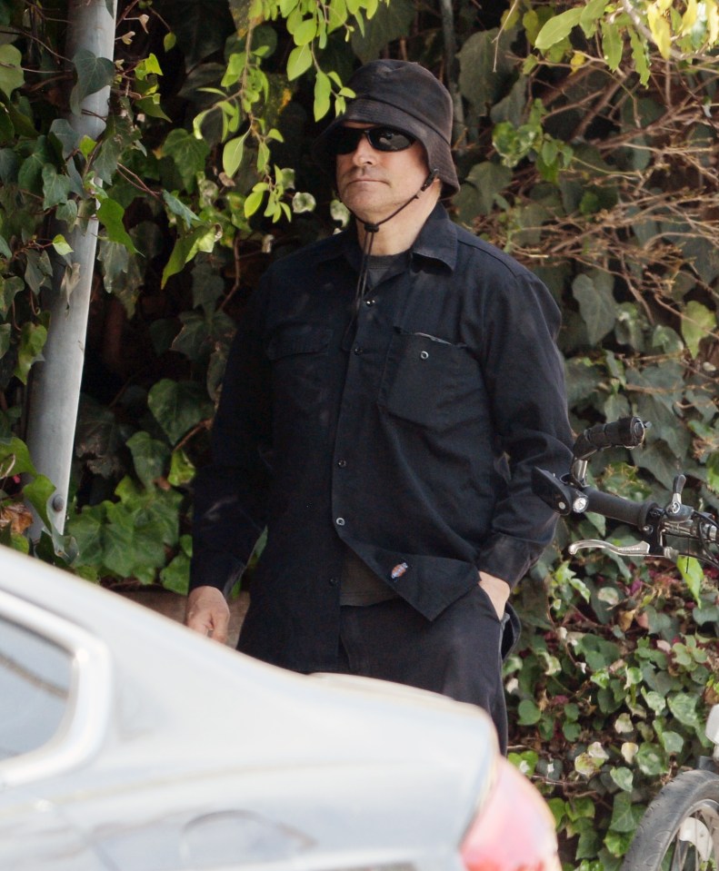 Crispin Glover on a rare outing in Los Angeles.