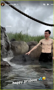 Elliot Page shirtless