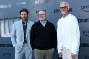 Actor Jensen Ackles, creator and executive producer Derek Haas, and Eric Dane.