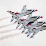 USAF-F-16-Thunderbirds-in-Tight-Formation