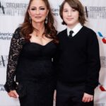 Gloria Estefan and her grandson, Sasha Estefan-Coppola at the Songwriters Hall Of Fame at the New York on June 15, 2023