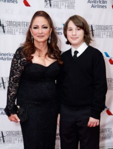 Gloria Estefan and her grandson, Sasha Estefan-Coppola at the Songwriters Hall Of Fame at the New York on June 15, 2023